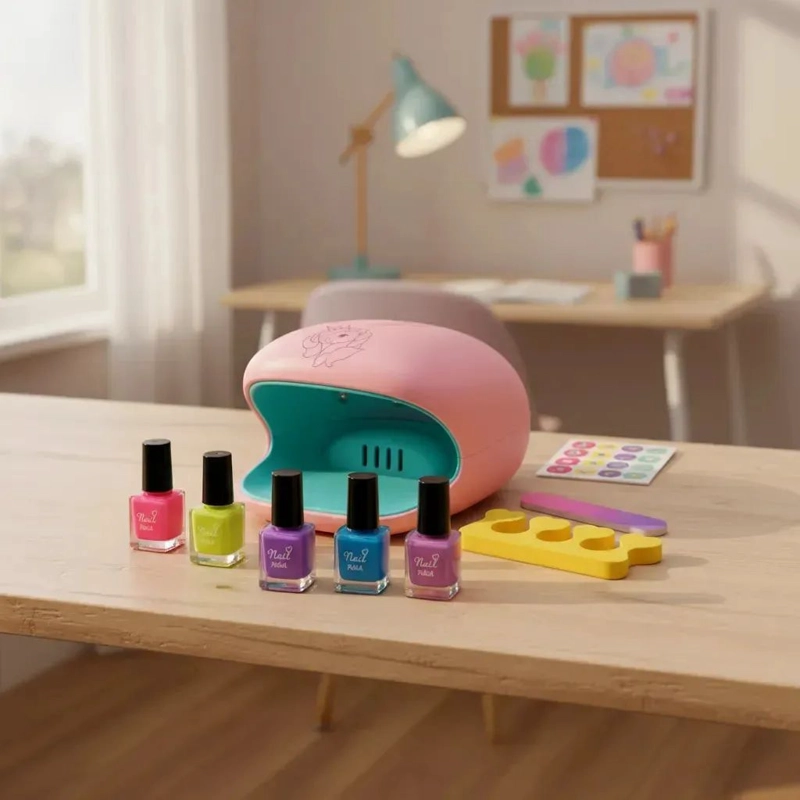 KIT MANICURE INFANTIL  CON SECADOR 9 PIEZAS - 3