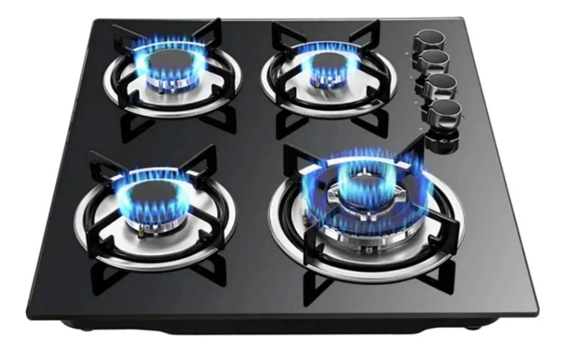 ENCIMERA DOBLE PARRILLA THEK 4 PLATOS GAS LICUADO/NATURAL - 1