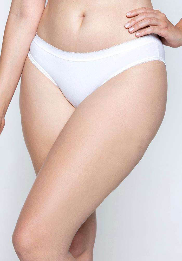 PACK CALZÓN BIKINI MUJER KAYSER P31307M-BLA ALGODÓN - 2