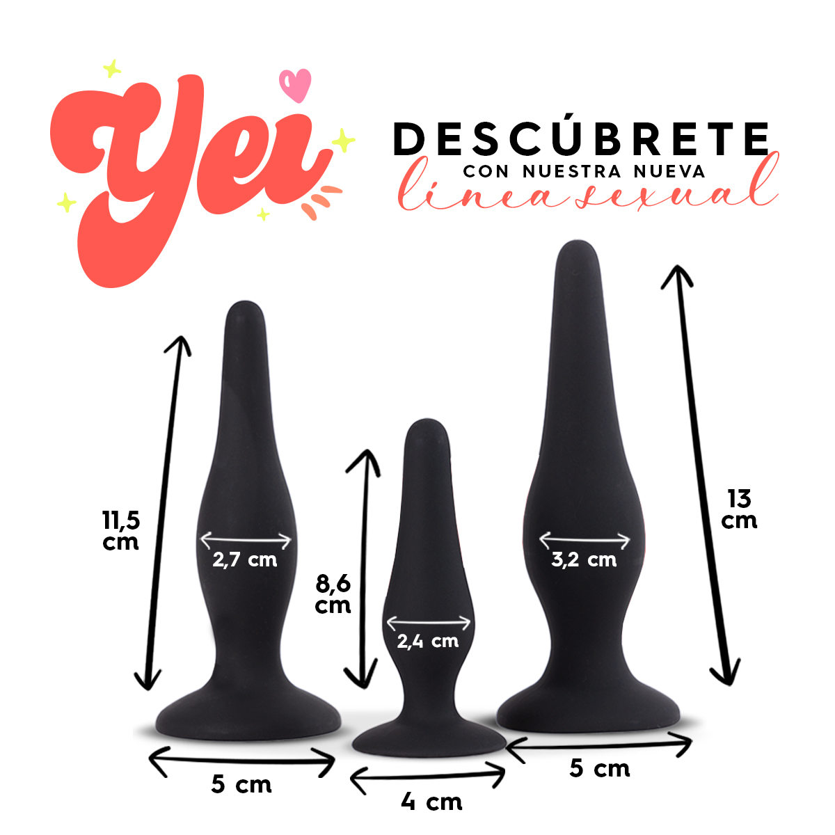 Ripley PACK 3 DILATADORES ANALES YEI ripley-pack-3-dilatadores-anales-yei