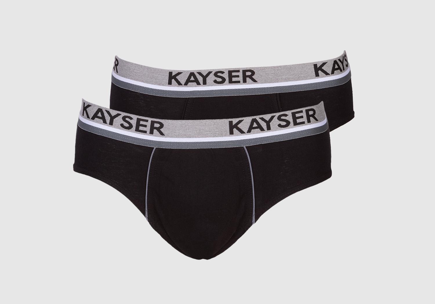 PACK 2XSLIP ALGODÓN HOMBRE KAYSER NEGRO P291.11-NEG - 1