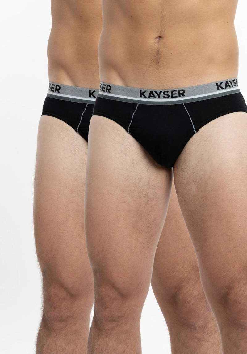 PACK 2XSLIP ALGODÓN HOMBRE KAYSER NEGRO P291.11-NEG - 1