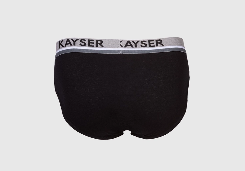 PACK 2XSLIP ALGODÓN HOMBRE KAYSER NEGRO P291.11-NEG - 3
