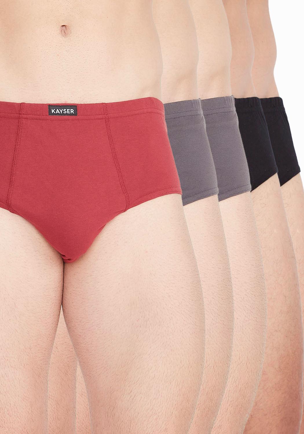 PACK 5X SLIP ALGODÓN HOMBRE KAYSER MULTICOLOR P59001-SUR MAXI - 1