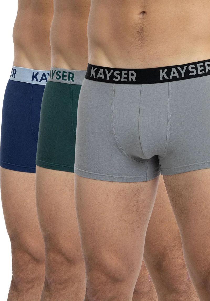 PACK 3X BOXER ALGODÓN HOMBRE KAYSER MULTICOLOR P393.05-SUR CORTO - 1