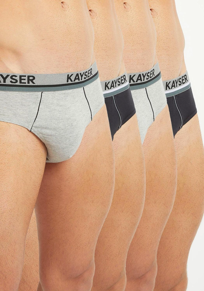 PACK 4XSLIP ALGODÓN HOMBRE KAYSER MULTICOLOR MIDI P49111-SUR1 - 1