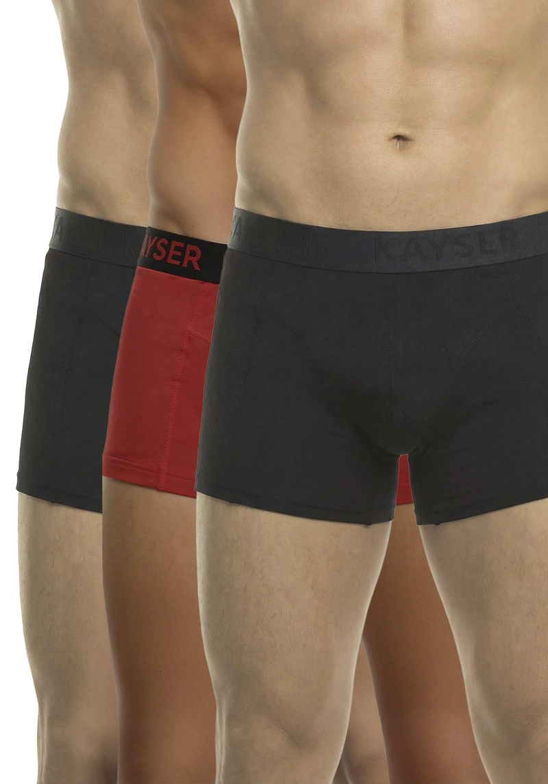 PACK 3X BOXER BAMBÚ HOMBRE KAYSER ROJO P393.34-ROJ - 1