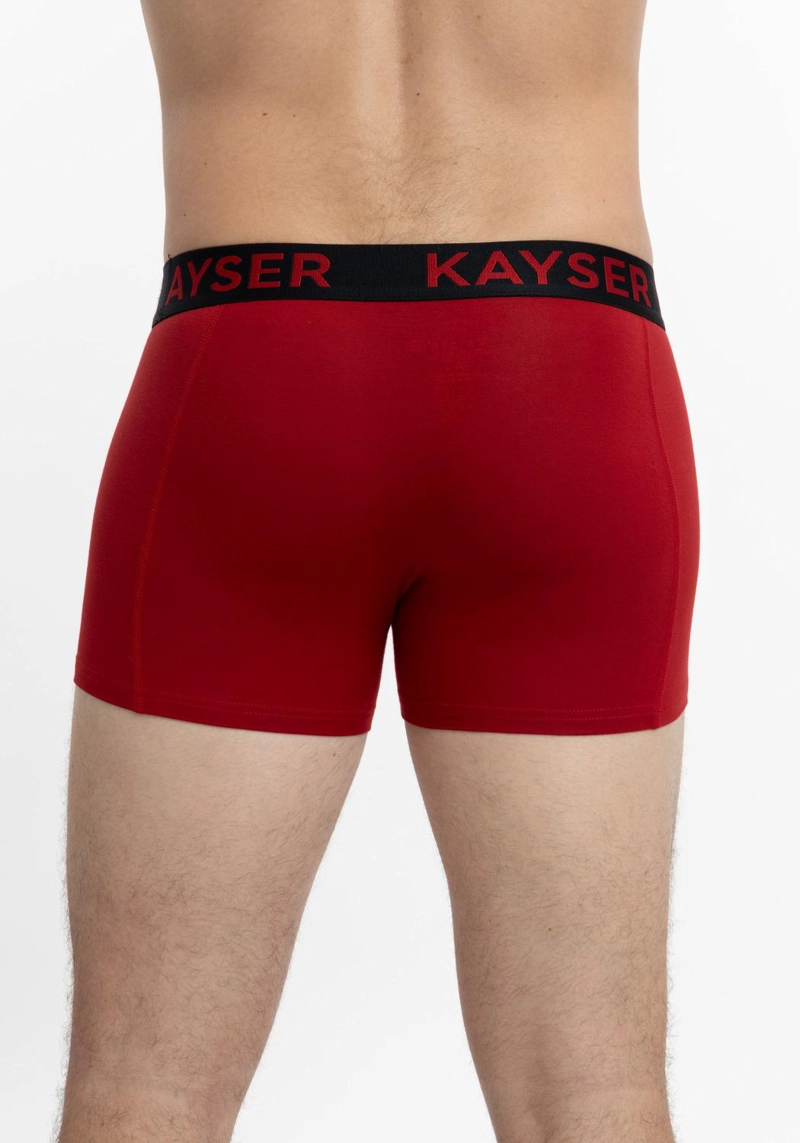 PACK 3X BOXER BAMBÚ HOMBRE KAYSER ROJO P393.34-ROJ - 4