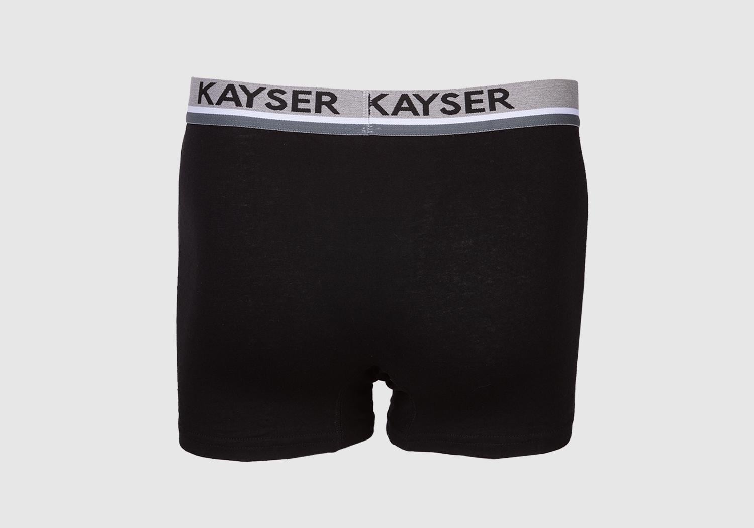 PACK 2 BOXER ALGODÓN HOMBRE KAYSER NEGRO CORTO P293.07W-NEG - 3