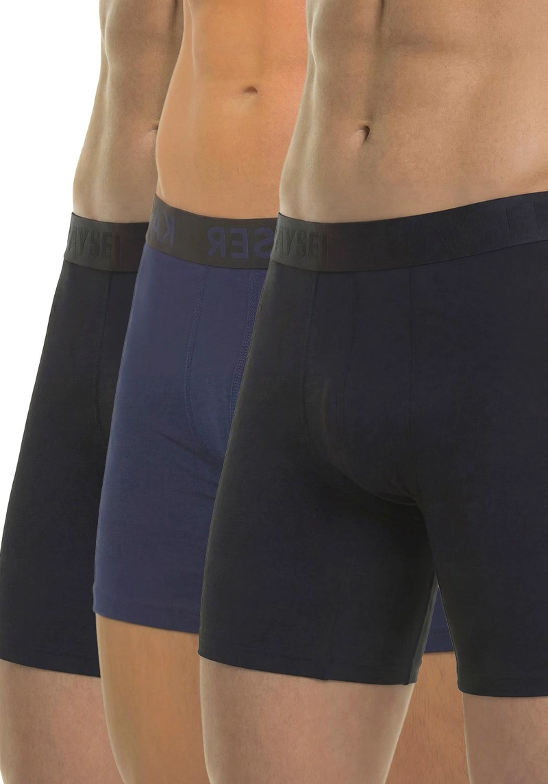 PACK 3 BOXERS ALGODON P393.400-AZM - 1
