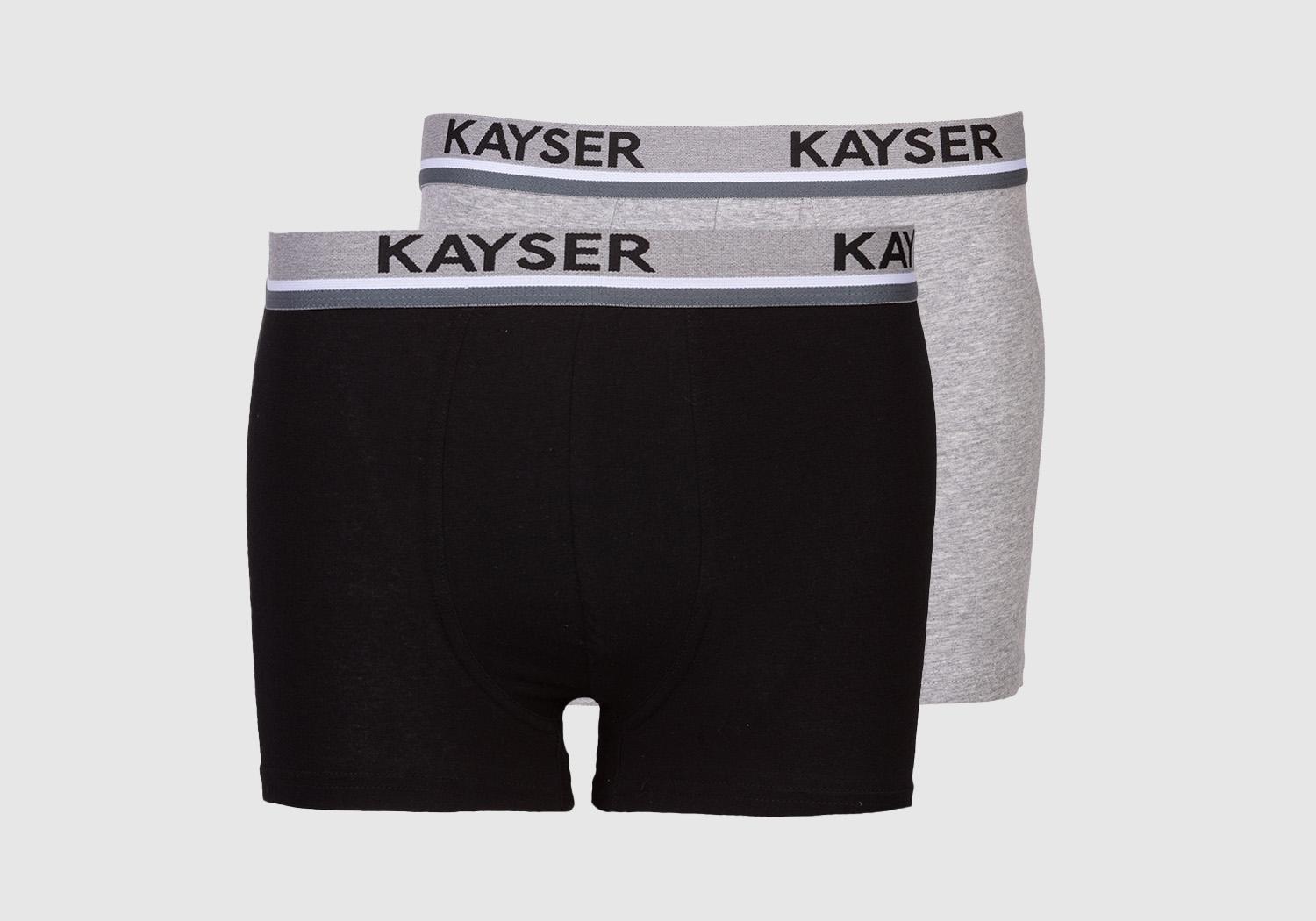 PACK 2XBOXER CORTO ALGODON P293.07W-NEG KAYSER - 1