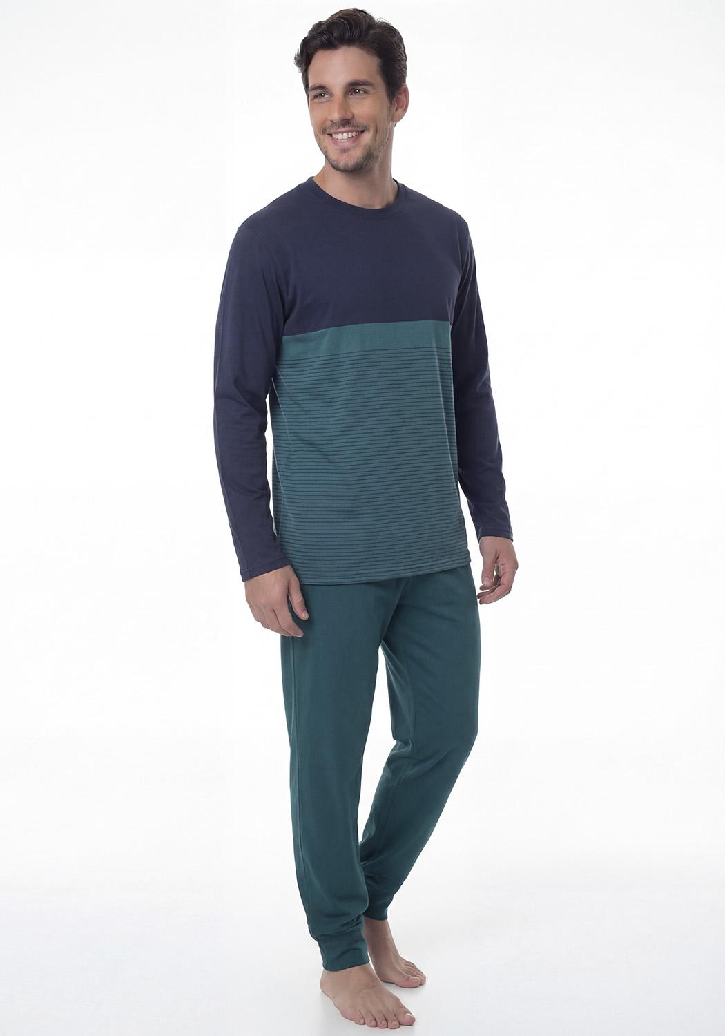 PIJAMA DE HOMBRE ALGODON 67.01816 KAYSER - 1