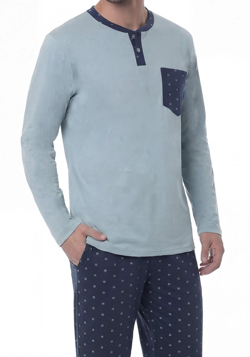 PIJAMA DE HOMBRE ALGODON 67.01819 KAYSER - 3