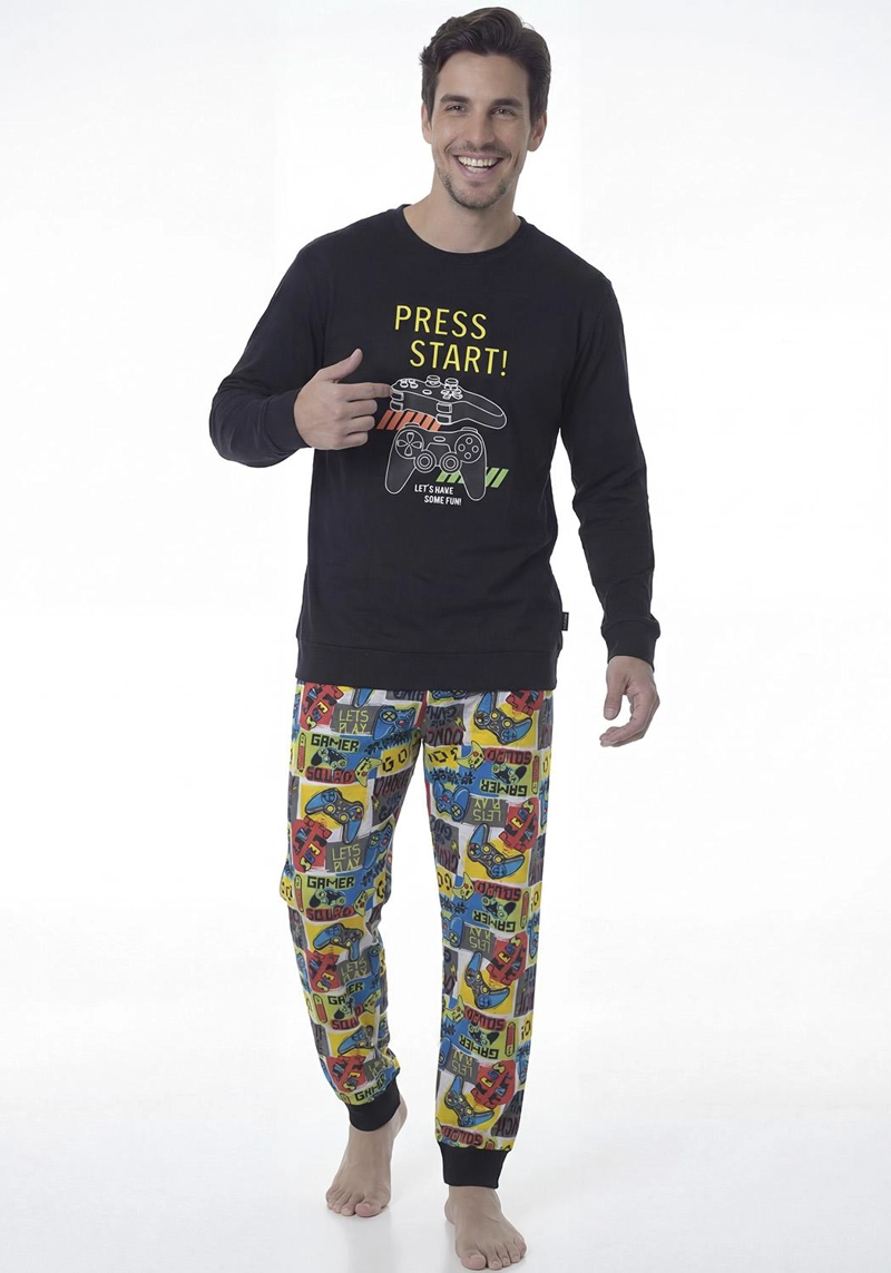 PIJAMA DE HOMBRE ALGODON 67.01824 KAYSER - 1