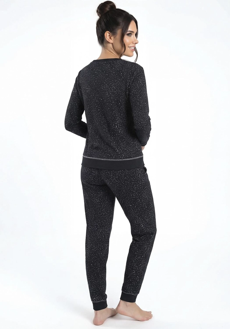 PIJAMA DE MUJER ALGODON 60.1601M-NEG - 2