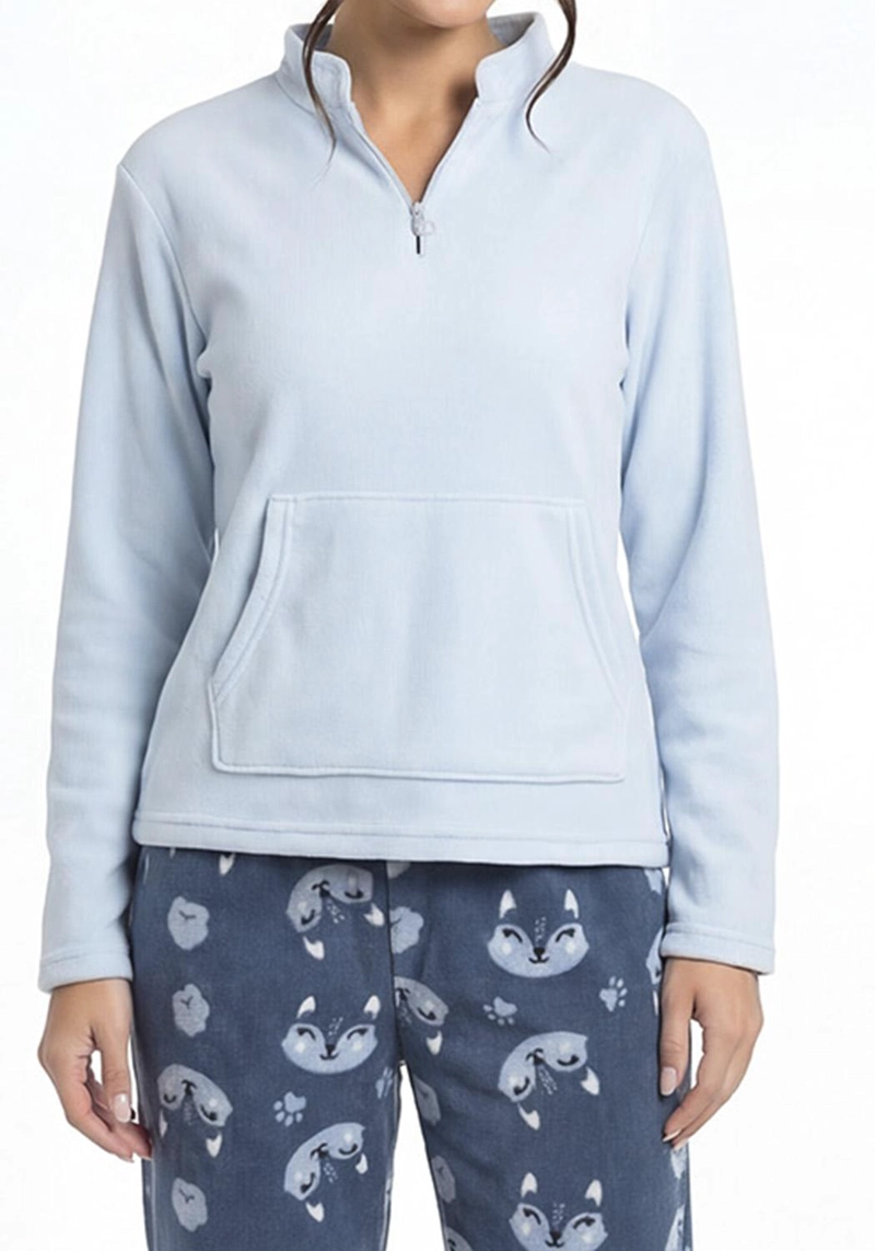 PIJAMA DE MUJER POLAR 60.1612M-AZU - 3