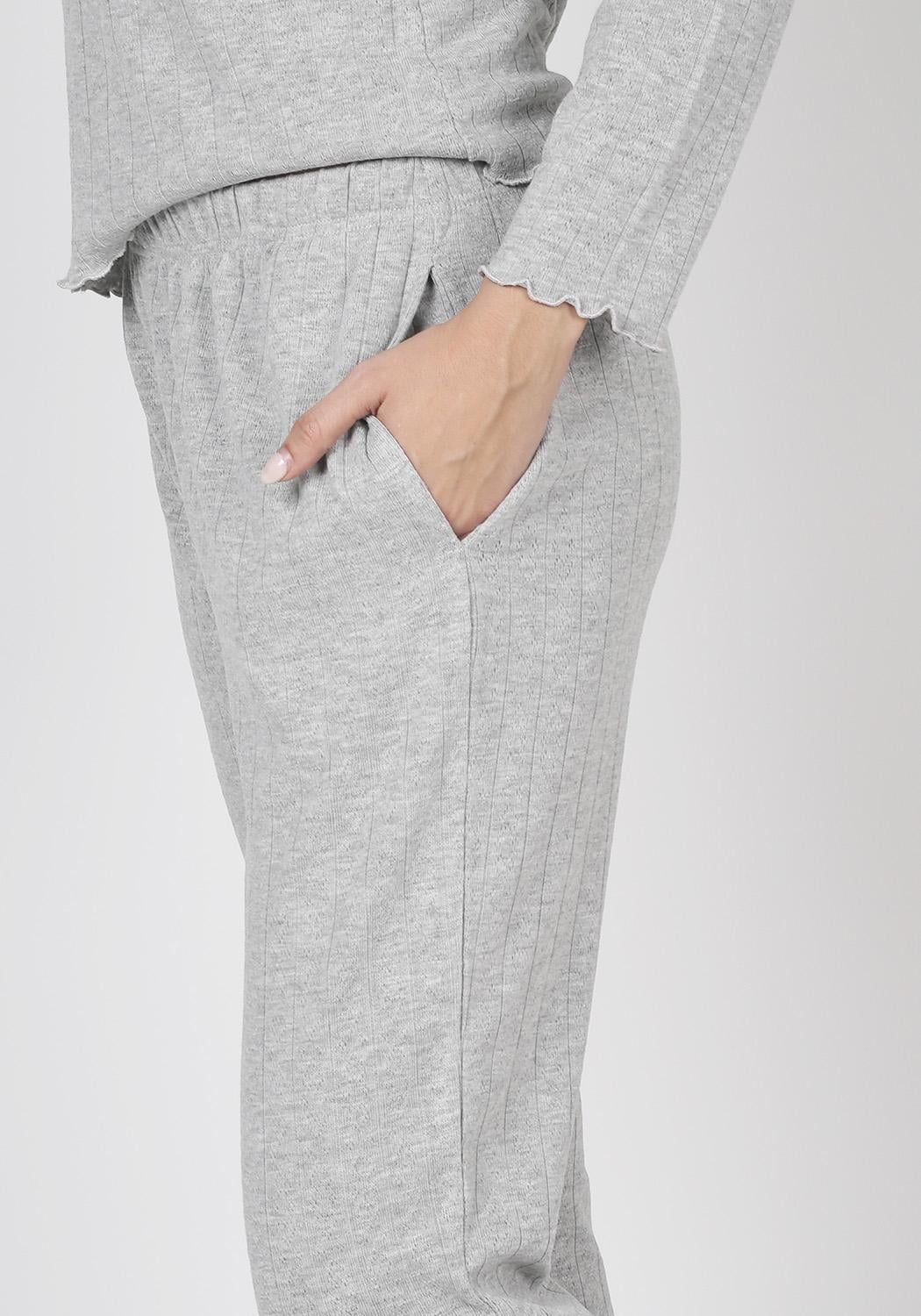 PIJAMA DE MUJER VISCOSA 60.1608M-GRI - 4
