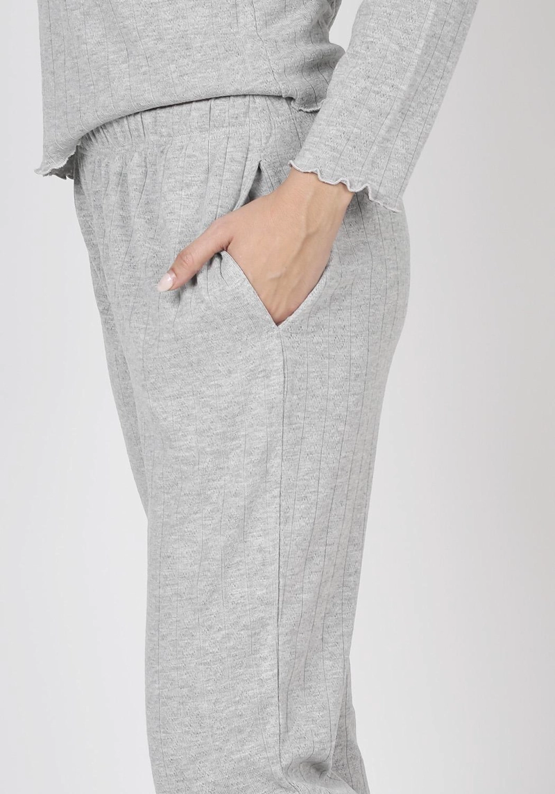 PIJAMA DE MUJER VISCOSA 60.1608M-GRI - 4