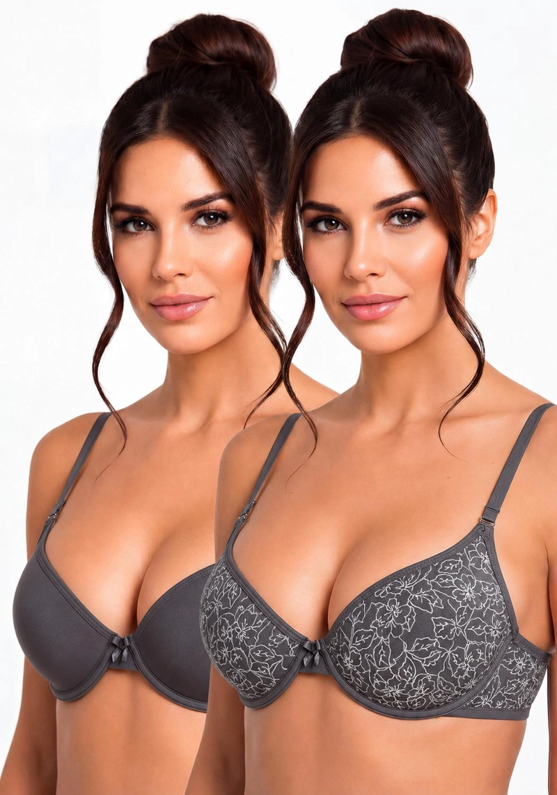 PACK 2X SOSTEN PUSH UP MICROFIBRAP250.023-GRI2 KAYSER - 1