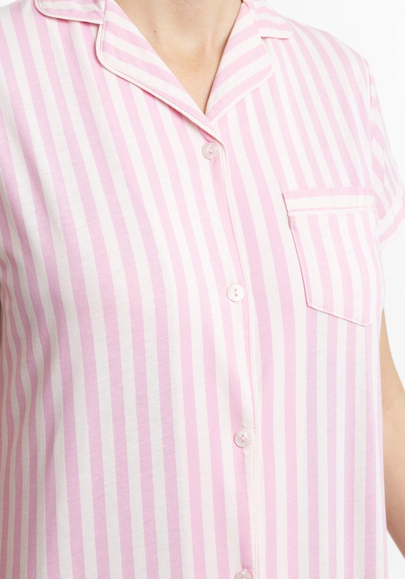 CAMISOLA ALGODON CORTA ABOTONADA  KAYSER - 4