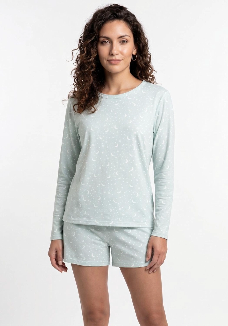 PIJAMA CORTO  ALGODON  MUJER KAYSER - 1