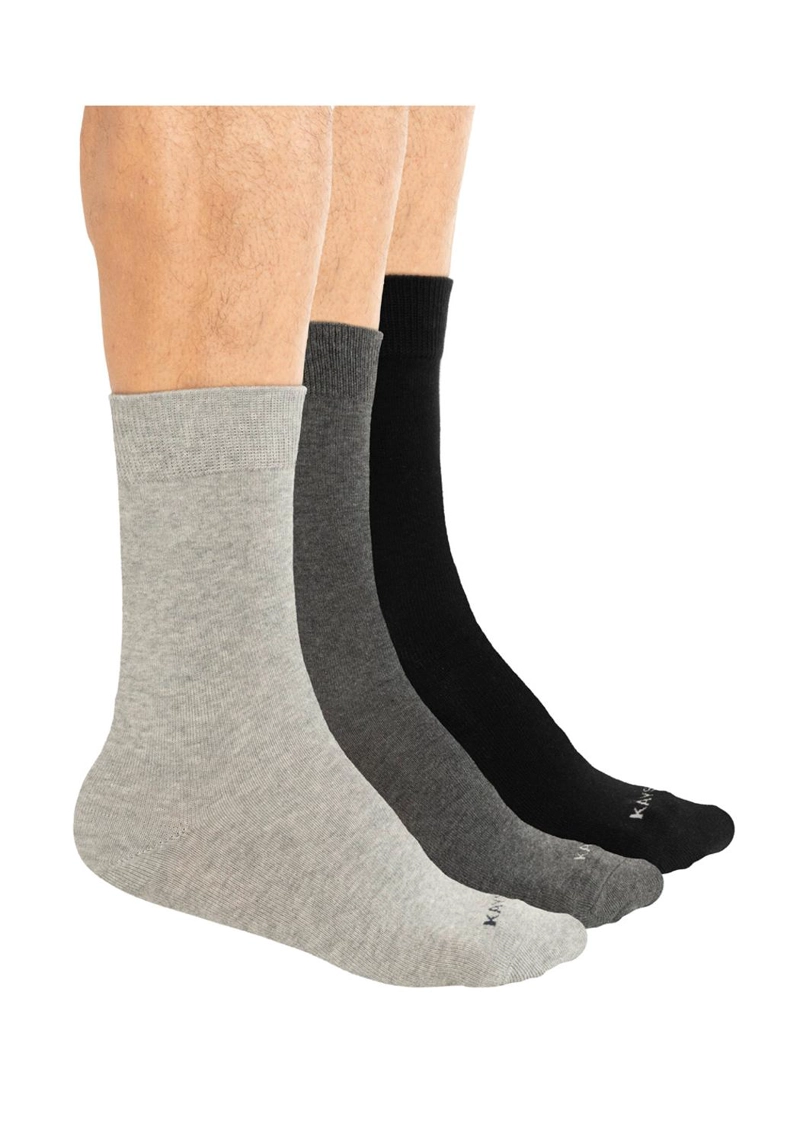 PACK 3 CALCETINES LARGO AMERICANO ALGODON HOMBRE KAYSER - 1