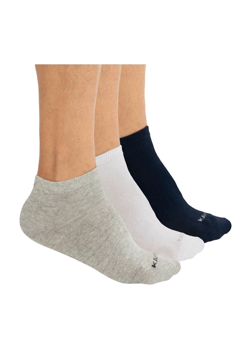 PACK 3 CALCETINES TOBILLEROS ALGODON HOMBRE KAYSER - 1