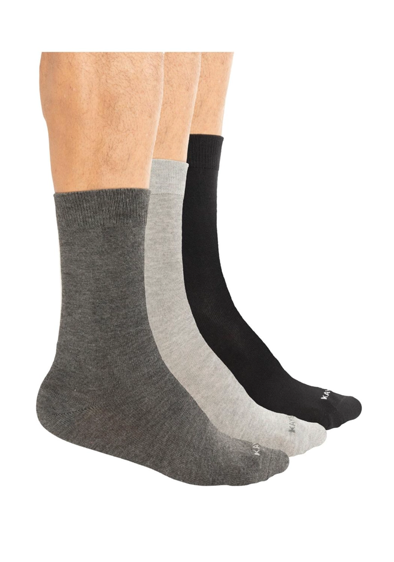 PACK 3 CALCETINES LARGO AMERICANO  BAMBU HOMBRE KAYSER - 1