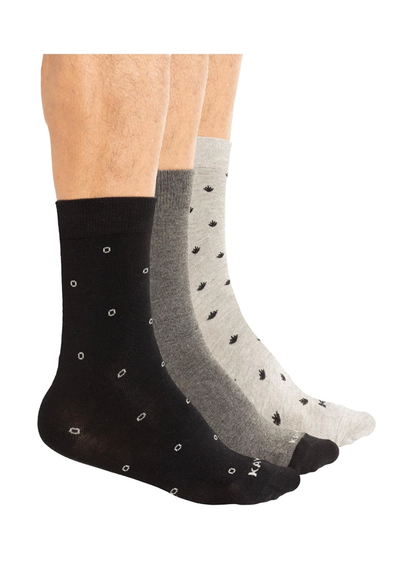 PACK 3 CALCETINES LARGO AMERICANO  BAMBU HOMBRE KAYSER - 1