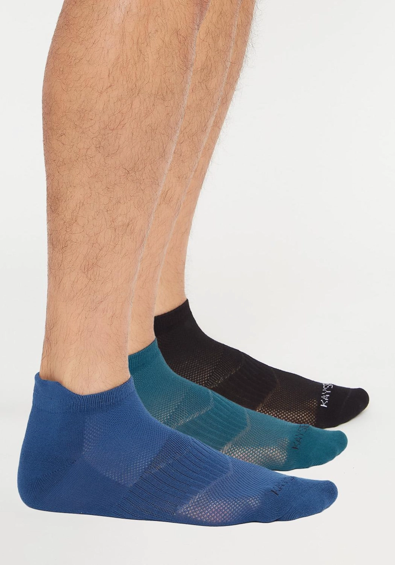 PACK 3 CALCETINES TOBILLEROS ALGODON HOMBRE KAYSER - 1