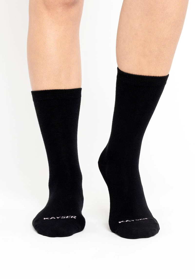 PACK 3 CALCETINES SOQUETES ALGODON MUJER KAYSER - 2