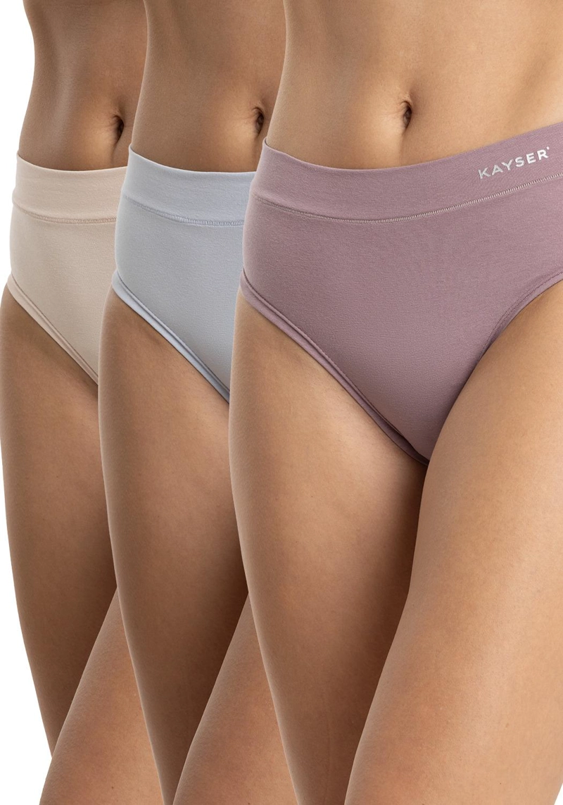 PACK  3 CALZONES HI-LEGGS  ALGODON MUJER KAYSER - 1