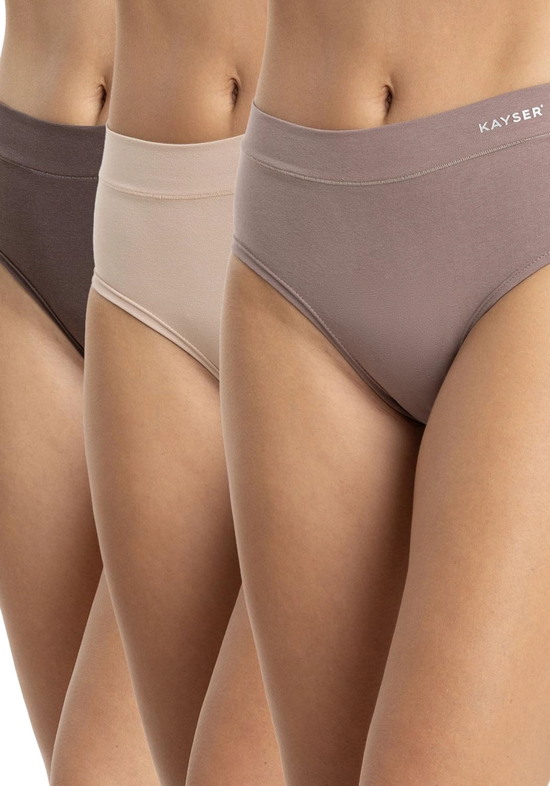 PACK  3 CALZONES HI-LEGGS  ALGODON MUJER KAYSER - 1