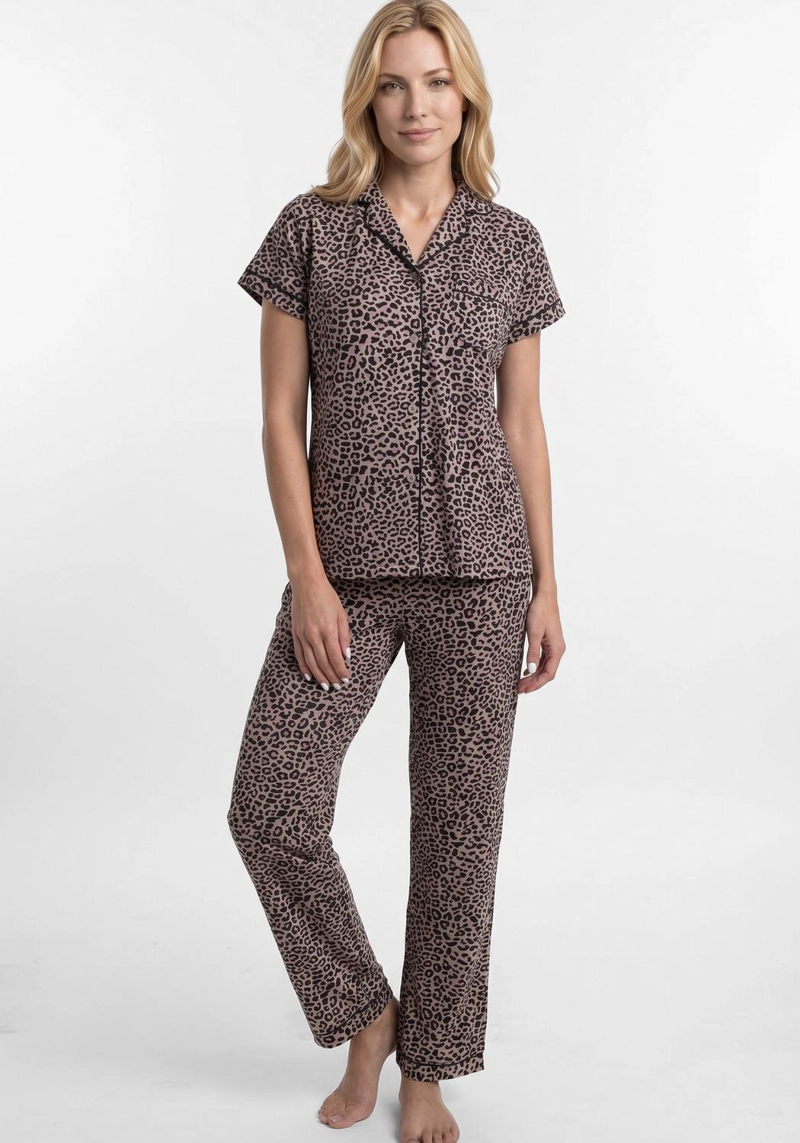PIJAMA   LARGO ABOTONADO SUPER SOFT  MUJER KAYSER - 1
