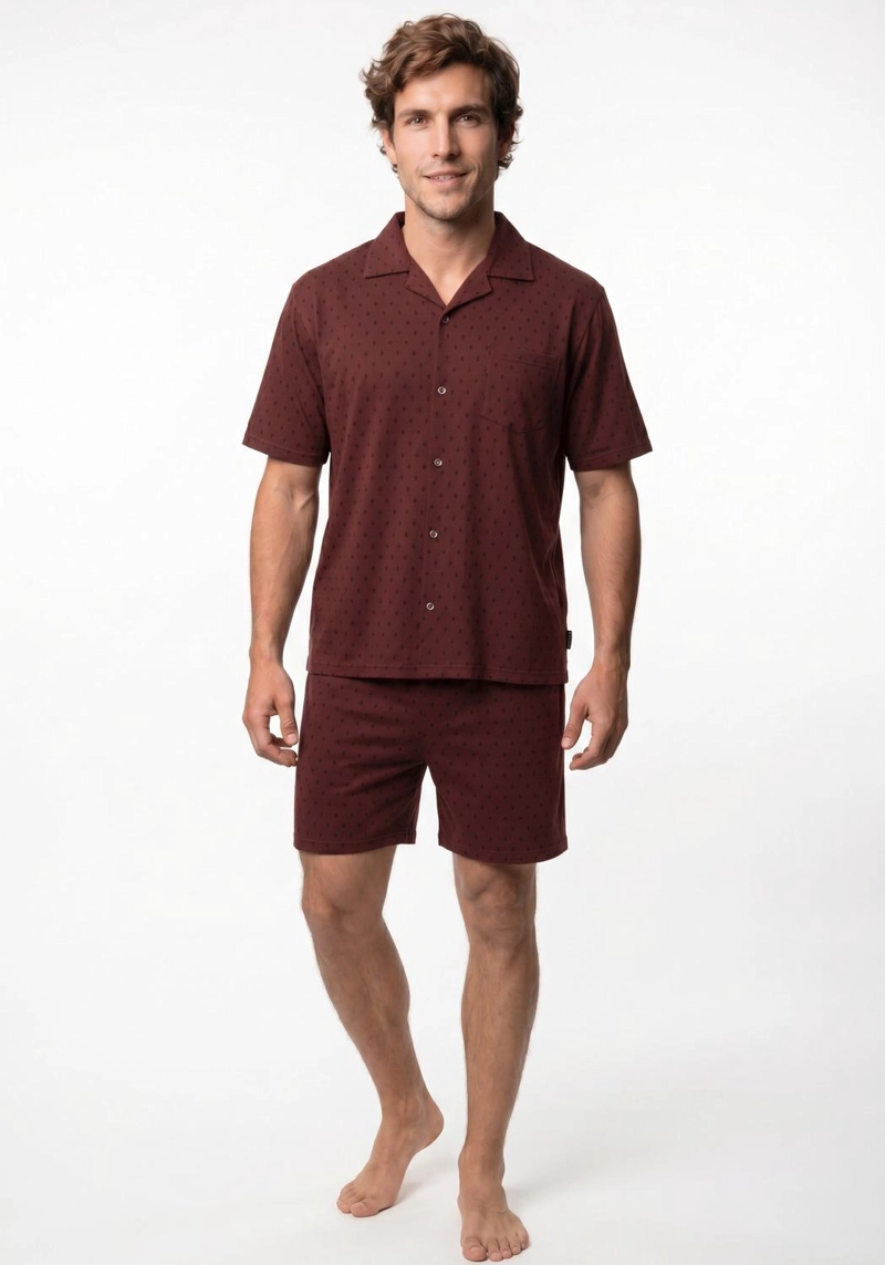 PIJAMA HOMBRE VERANO  2 PIEZAS  ALGODON KAYSER - 1