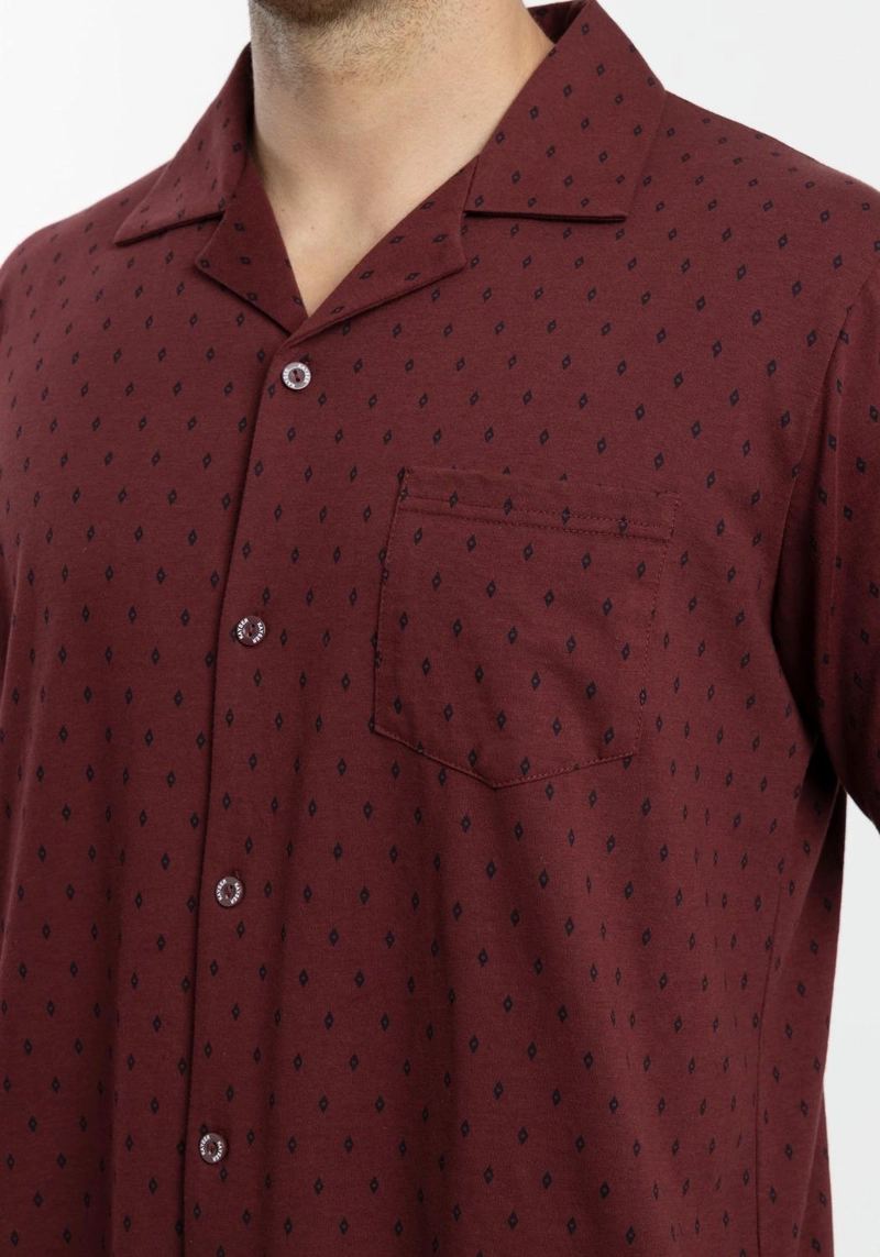 PIJAMA HOMBRE VERANO  2 PIEZAS  ALGODON KAYSER - 3