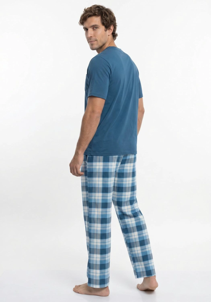 PIJAMA HOMBRE VERANO  2 PIEZAS  ALGODON KAYSER - 2