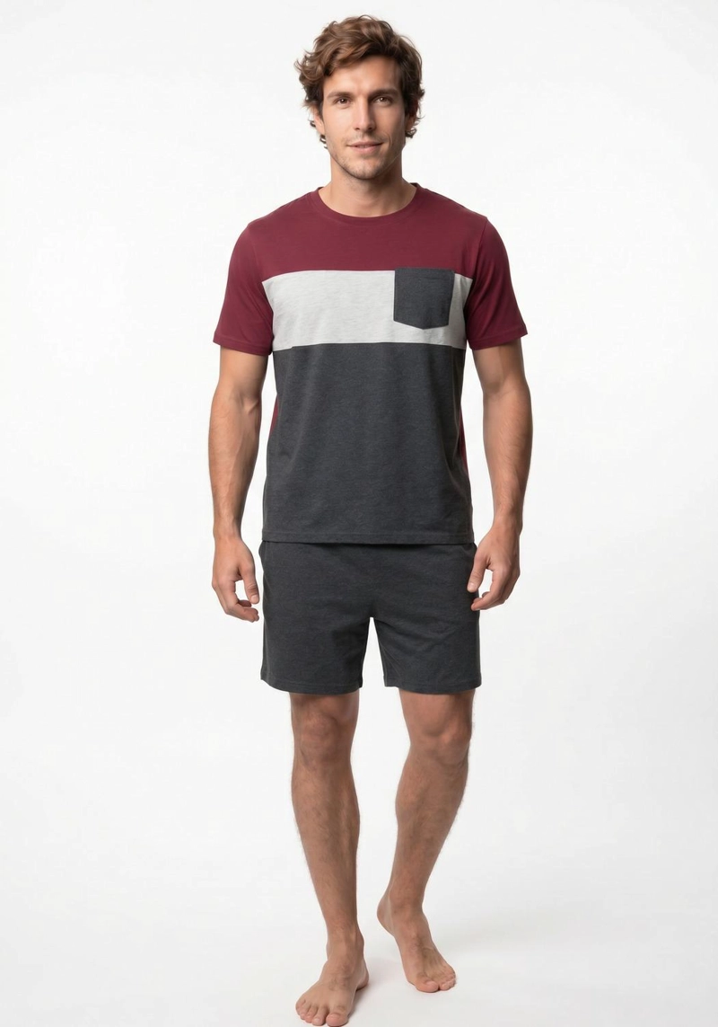 PIJAMA HOMBRE VERANO  2 PIEZAS  ALGODON KAYSER - 1