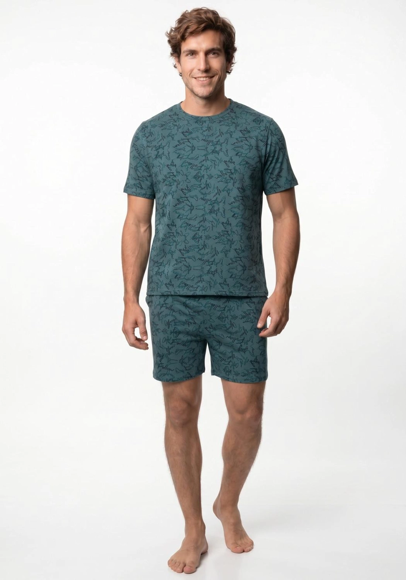 PIJAMA HOMBRE VERANO  2 PIEZAS  ALGODON KAYSER - 1