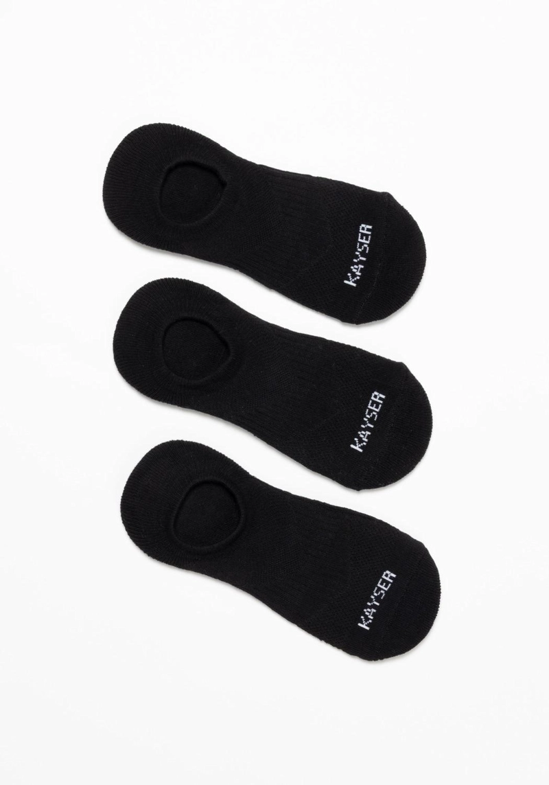 PACK 3 CALCETINES MUJER ALGODON KAYSER 99.MP3720-NEG - 1