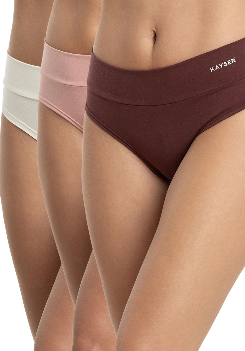 PACK 3 PANTALETAS ALGODON MUJER KAYSER - 1