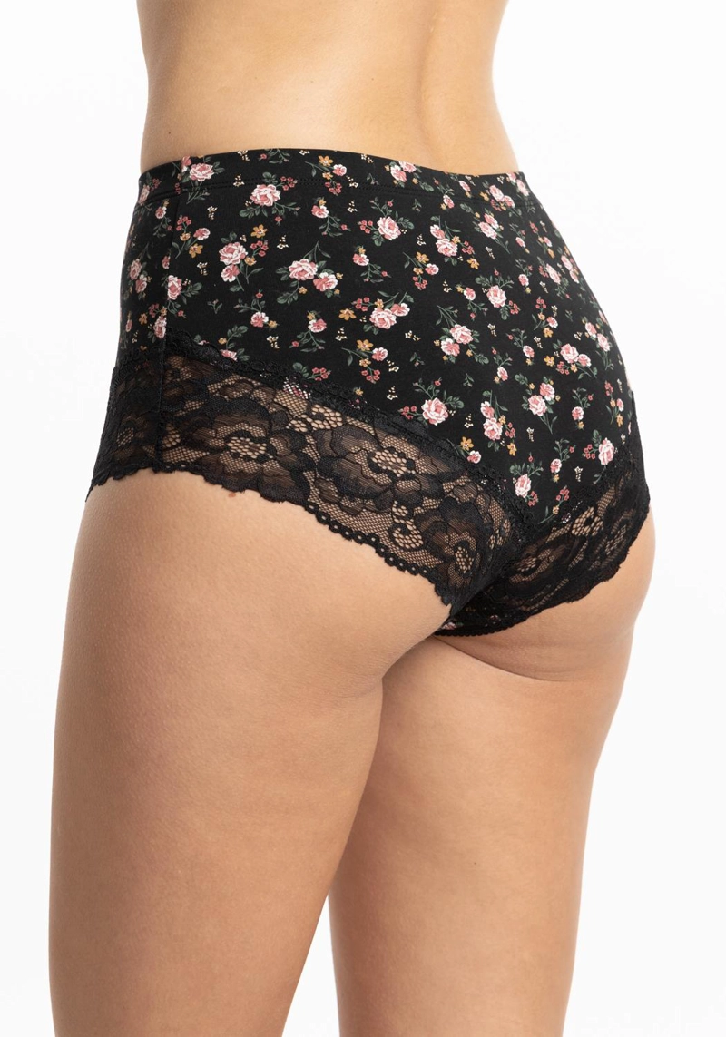 PACK 2 PANTALETAS TIRO ALTO ALGODON MUJER KAYSER P2145053W-NEG5 - 3