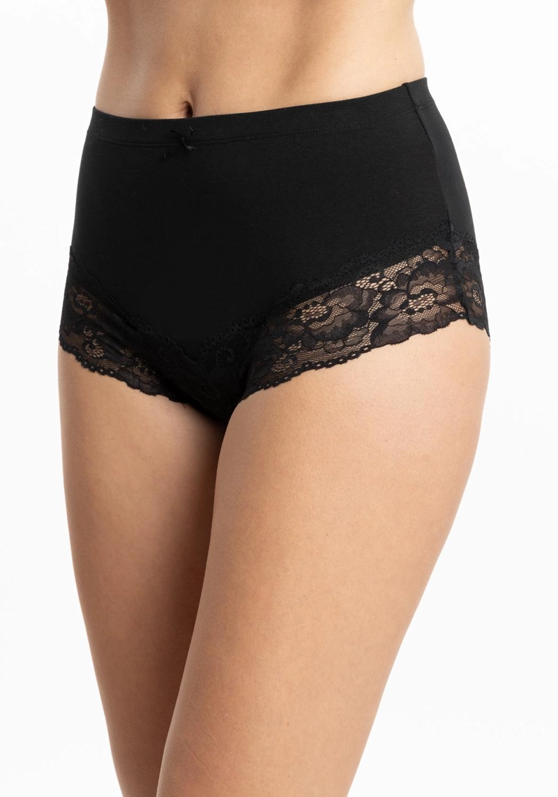 PACK 2 PANTALETAS TIRO ALTO ALGODON MUJER KAYSER P2145053W-NEG5 - 4