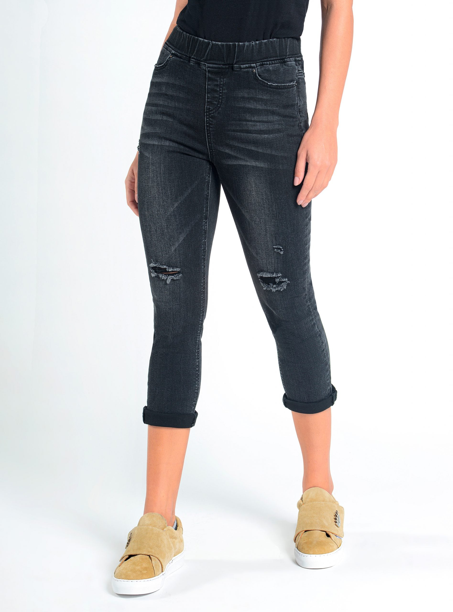 LEGGING MUJER CAFFARENA 14641 ALGODON CAPRI - 1