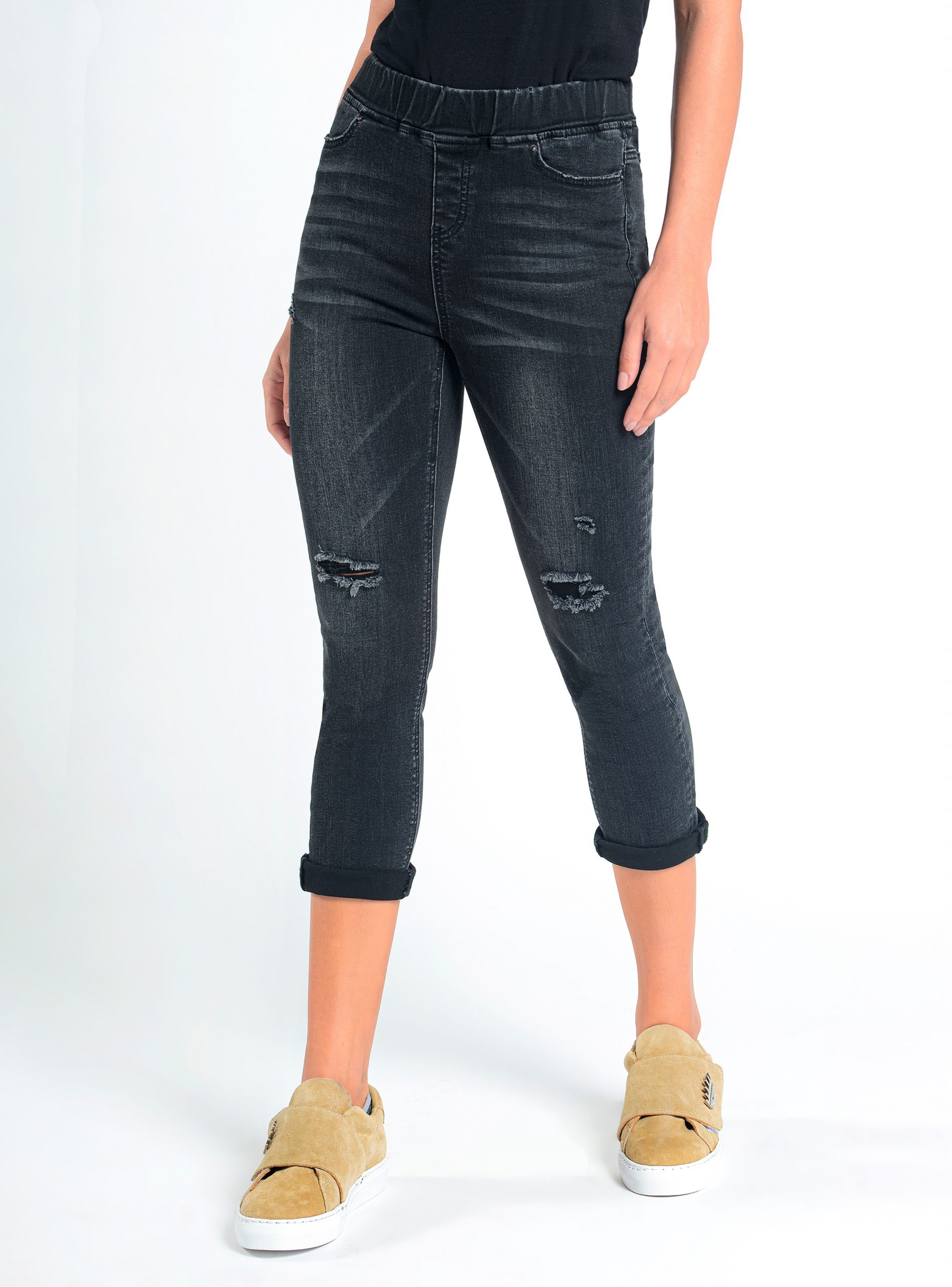LEGGING MUJER CAFFARENA 14641 ALGODON CAPRI - 1