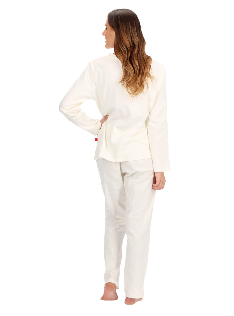 PIJAMA MUJER CAFFARENA 30660 LARGO ALGODON - 3
