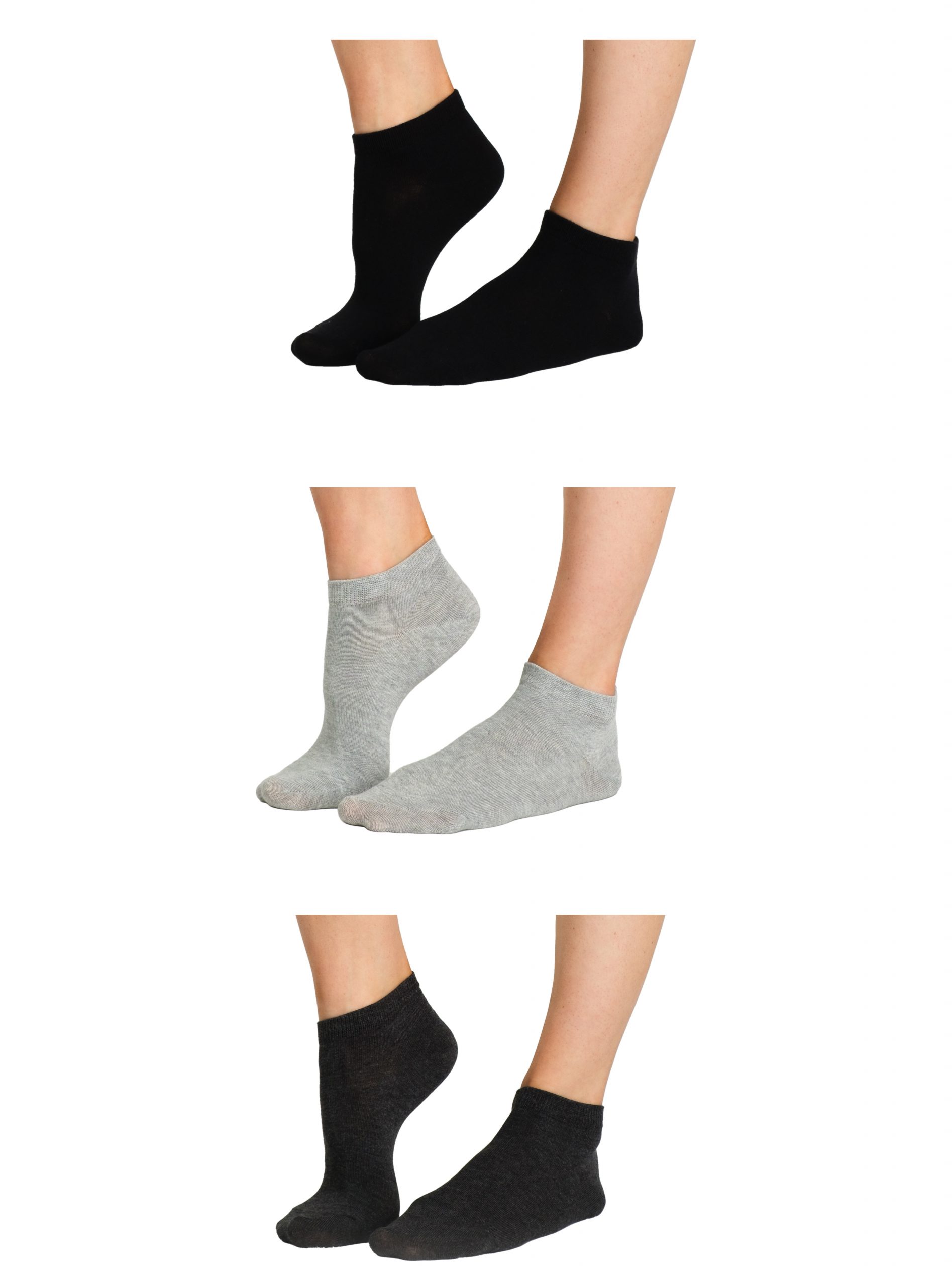 PACK X3 CALCETINES MUJER CAFFARENA 21936 BAMBU - 1