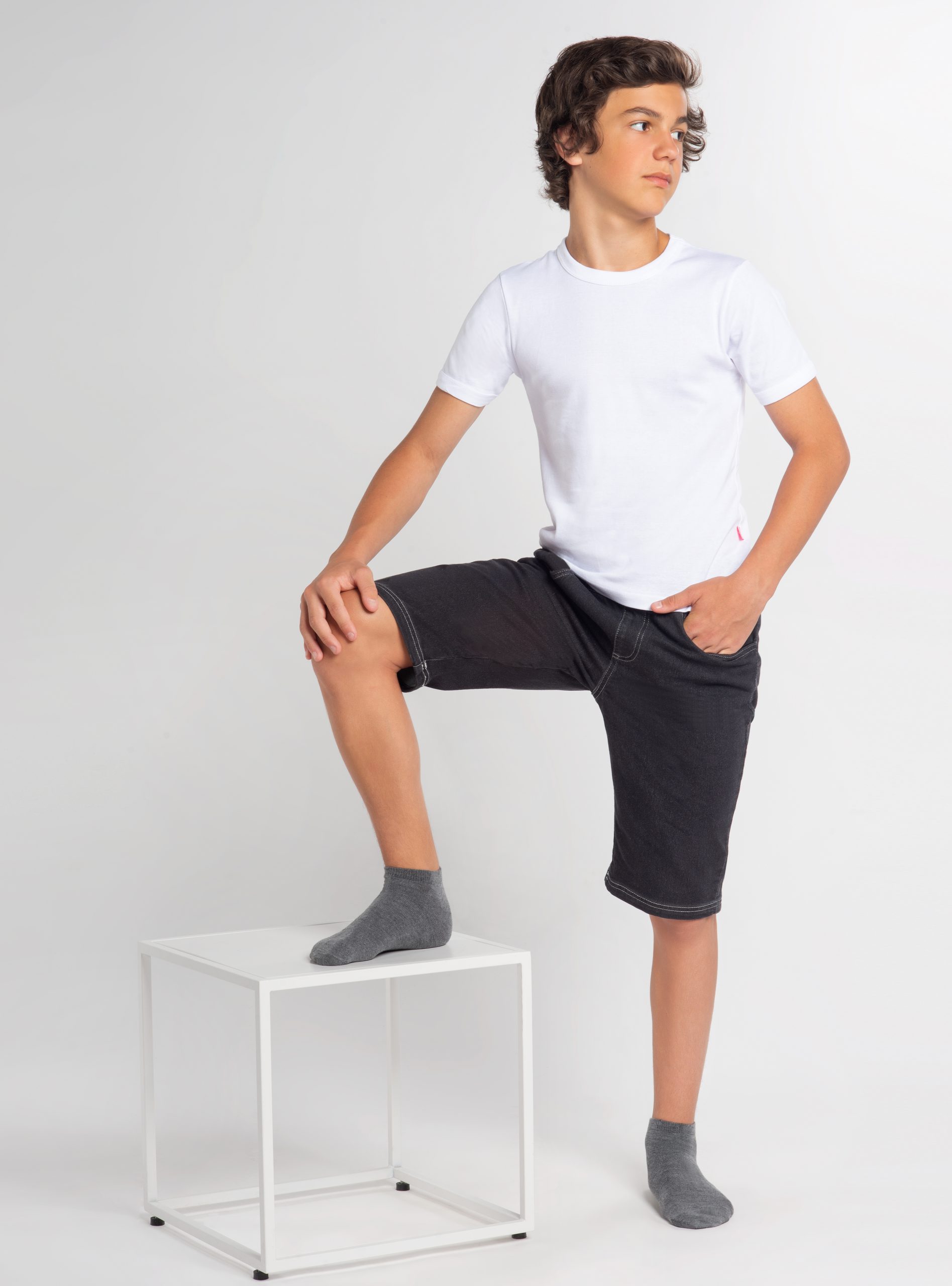 PACK 3 CALCETINES BAMBÚ UNISEX CAFFARENA ESCOLARES TOBILLO 21632 - 2