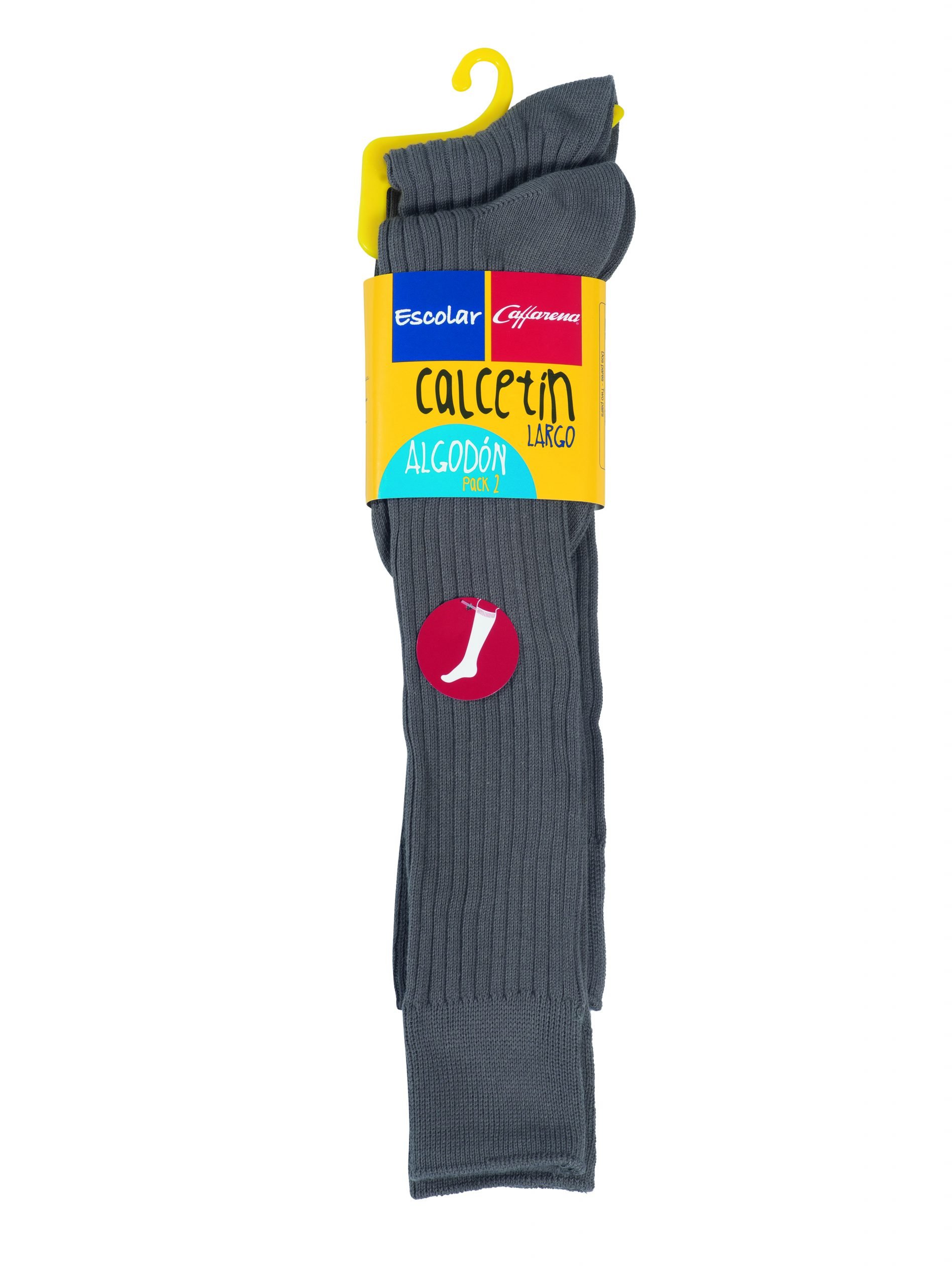 PACK 2 CALCETINES ALGODÓN NIÑA CAFFARENA ESCOLARES LARGOS 21742 - 3