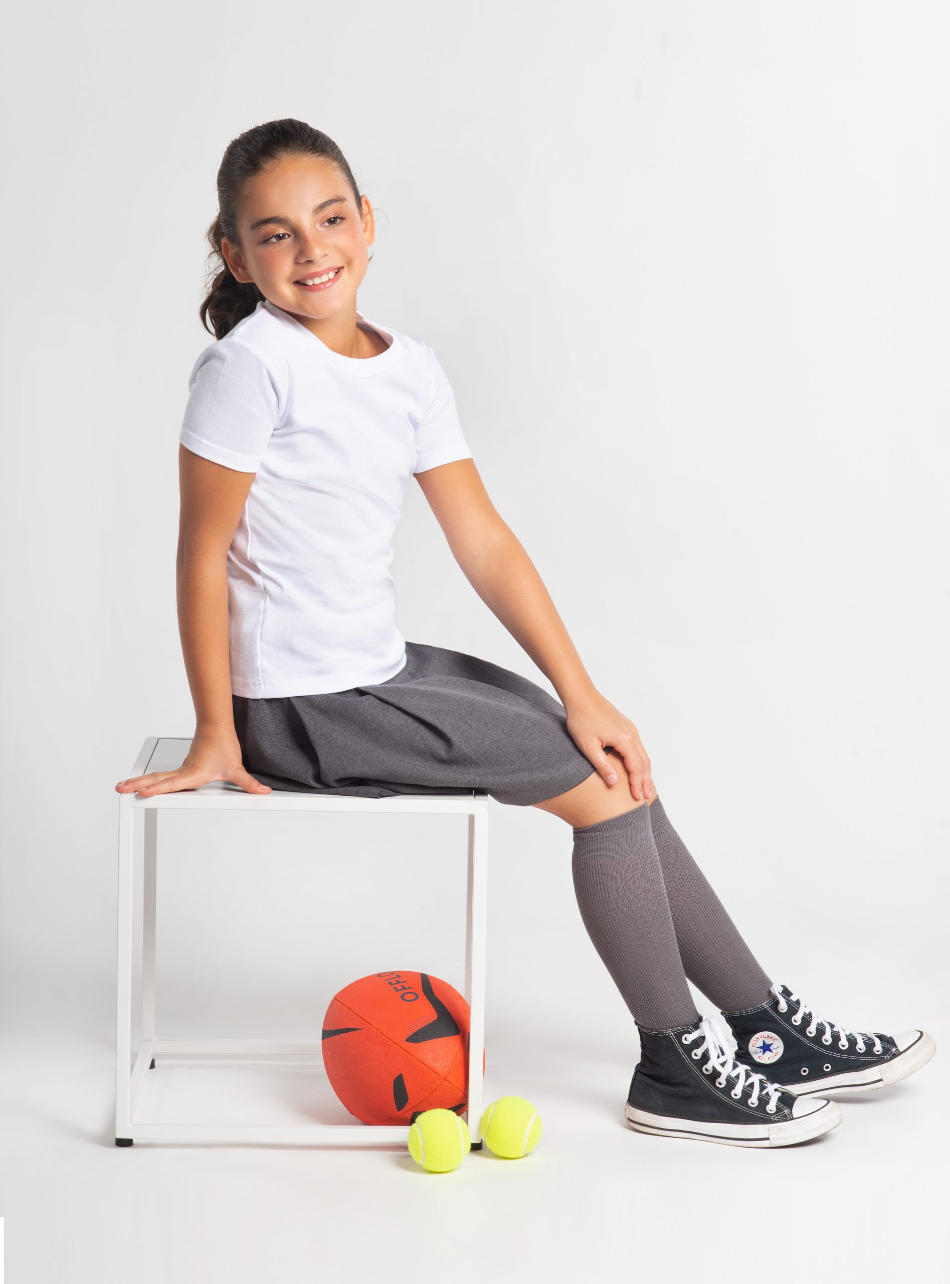 PACK 2 CALCETINES BAMBÚ NIÑA CAFFARENA ESCOLARES LARGOS 21508 - 3